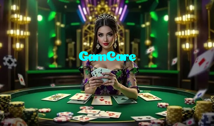 GamCare casino presented on mobile device in Pakistan with slots and live games